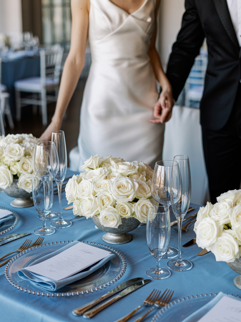 Pairing Your Table Decor with Bouquets, Lighting, and Venue
