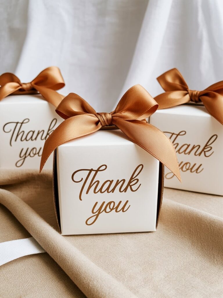 Unique Christmas Wedding Favors
