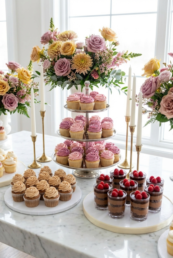 Barn Wedding Dessert Table Ideas