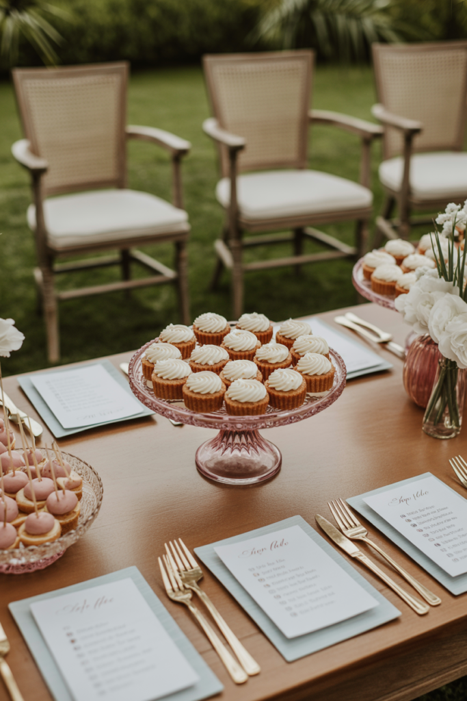 bridal shower table ideas