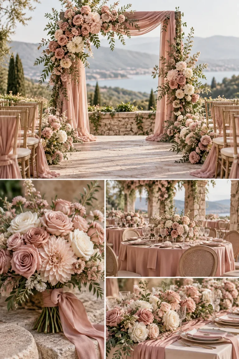 32 Dusty Rose Wedding Ideas for a Romantic Celebration