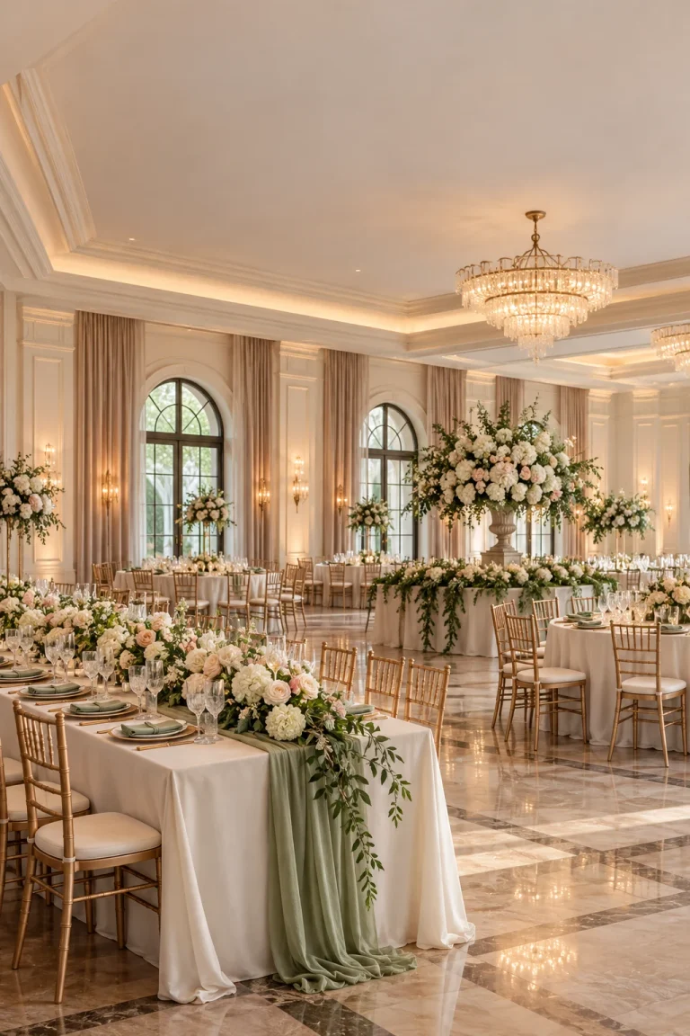 42 Indoor Wedding Reception Decor Ideas