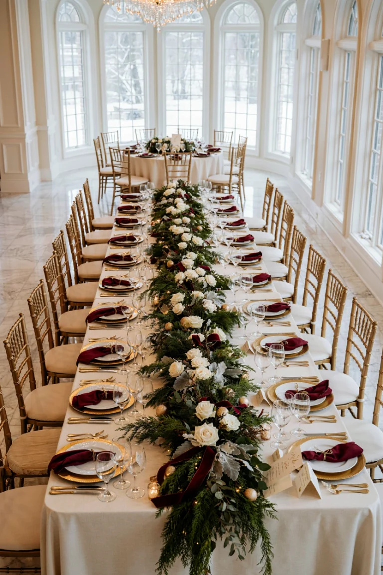 65 Christmas Wedding Centerpieces