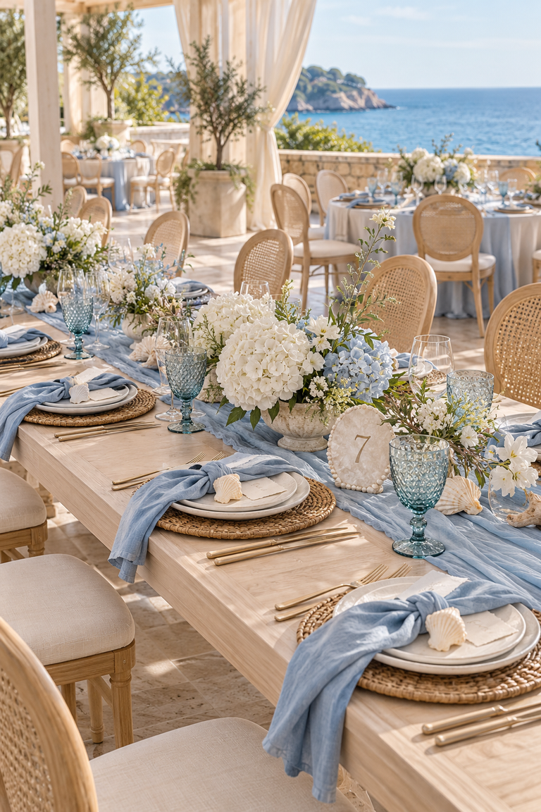 23 Coastal Wedding Table Decor Ideas