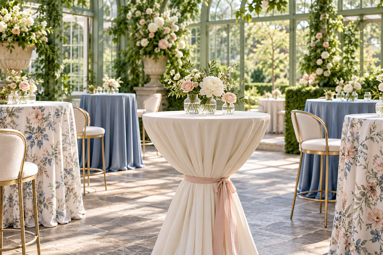 17 Wedding Cocktail Table Decor Ideas