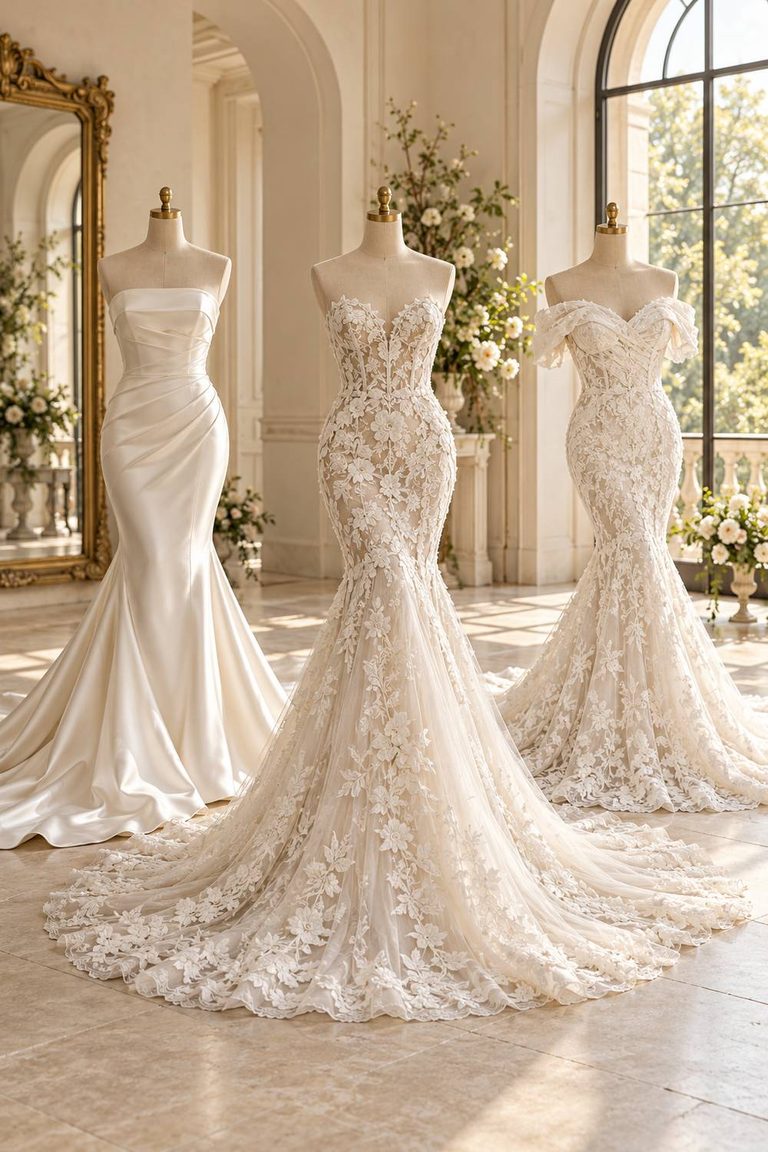 25 Mermaid Wedding Gown Ideas for a Stunning Bridal Look