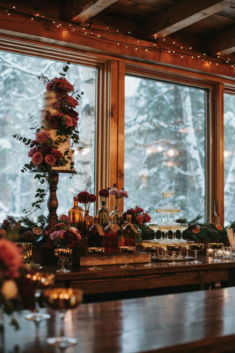 20 Cozy Cabin Winter Wedding Ideas